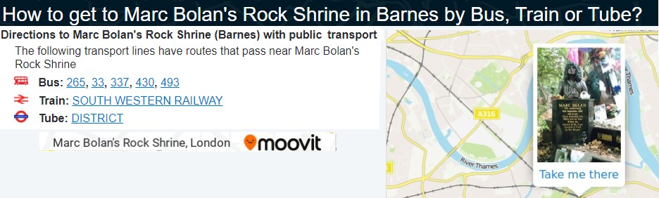 CLICK HERE TO GO TO MOOVIT WITH INFORMATION ON HOW TO FIND MARC'S SHRINE