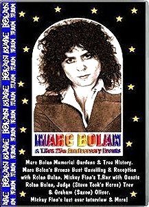 TAGs DOUBLE 25th ANNIVERSARY DVD WITH THE BRONZE BUST UNVEILING & RECEPTION, WITH ROLAN BOLAN UNVEILING THE BUST & HARRY GIVING A SHORT SPEECH, THE ANNIVERSARY WEEKEND AT THE TREE SITE, MICKEY FINN'S LAST EVER INTERVIEW, OTHER INTERVIEWS & GOODIES